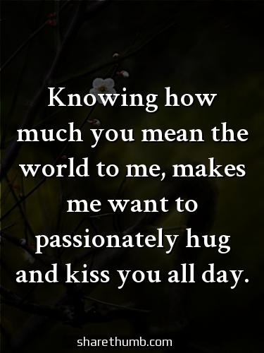 soft passionate kiss